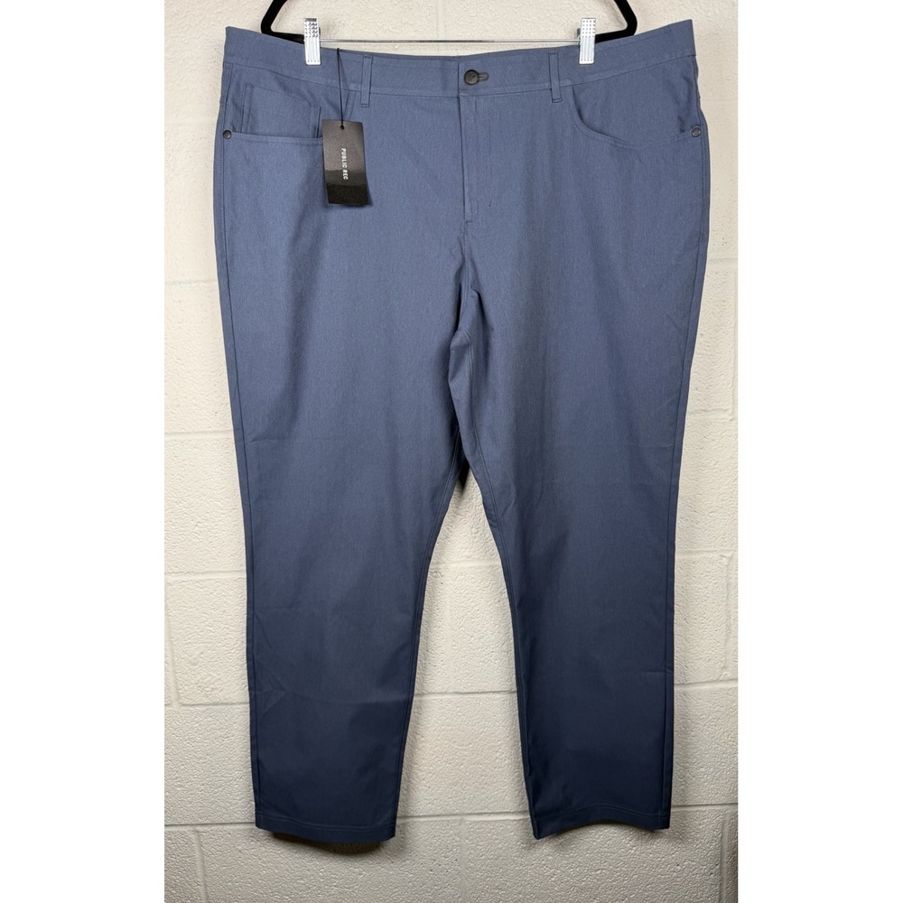 Public Rec Blue Workday Pant 2.0 Mens 44x32 Stretch Performance Casual NWT $128